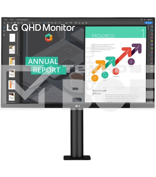 Монитор 27' LG 27UN880-B IPS 3840x2160, 60 Гц, 5 мс, 16:9, 350 кд/м², 2×HDMI 2.0, DP 1.4, USB-C (60 Вт PD), USB Hub, 3.5 Jack, динамики (2×5 Вт), HDR10, FreeSync, черный