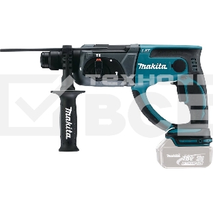 Перфоратор Makita DHR202Z аккумуляторный SDS+ [DHR202Z] {18В,Li-ion,3реж,1.9Дж,0-4000у\м,3.5кг,чем,подсв,б\акк и з\у,совмест с 4Ач Li-ion}