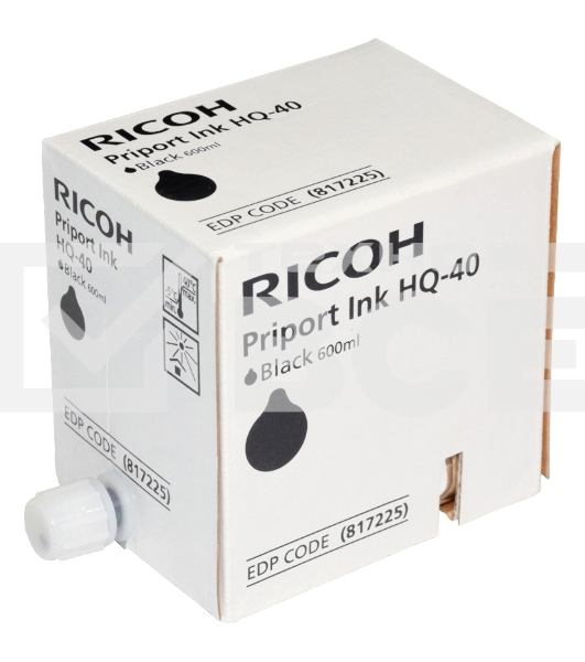 Краска Ricoh Priport JP-4500 HQ40 600 мл., CPI-11 чёрный (5 картриджей*600 мл)