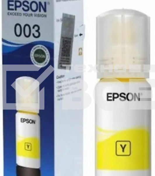 Чернила EPSON C13T00V498 желтый (65 мл) для L11050, L1110, L1210, L3101, L3110, L3156, L3210, L3215, L3216, L3250, L3256, L3258, L3260, L3550, L3556, L5290