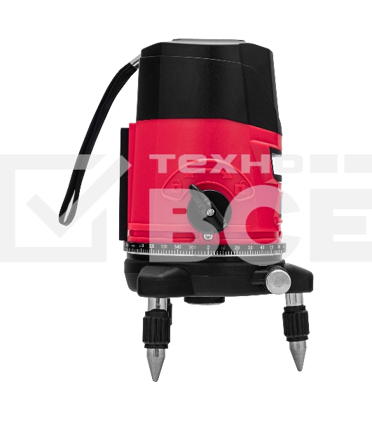 Лазерный уровень CRX-30G, 30 м, зеленый луч, батарейки, резьба 5/8