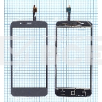 Сенсорное стекло (тачскрин) для ZTE Blade A310, серое, фото3