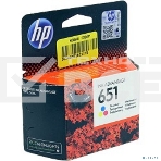 Картридж струйный HP 651 C2P11AE трехцветный для HP DJ IA5575e (300стр.), фото2