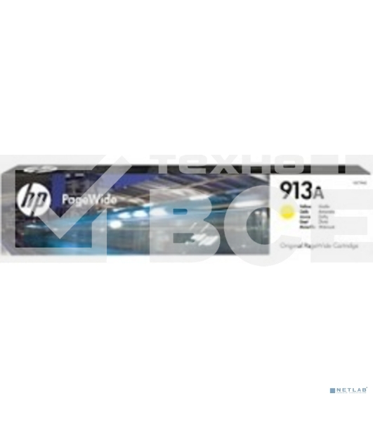 Картридж струйный HP 913A F6T79AE желтый для HP PW 352dw/377dw/Pro 477dw/452dw 3000стр.
