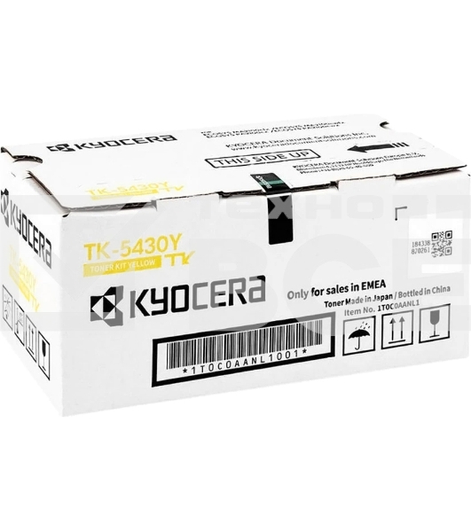 Картридж лазерный Kyocera TK-5430Y для ECOSYS MA2100cfx/MA2100cwfx/PA2100cwx/PA2100cx желтый (1250 стр.)