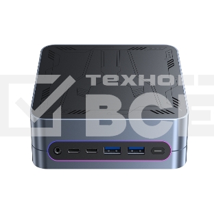 Компьютер Chuwi LarkBox S  Intel Core i3 1220P(1.5Ghz)/16384Mb/512SSDGb/Int:Intel UHD Graphics/BT/WiFi/war 1y/0.4kg/Gray+Black/Win11Pro + Aluminum+plastic/RAM slot*2/bracket/USB2.0*2/USB3.2*2/Type-C*1/HDMI*2/DP*1/RJ45*2/WIFI5,BT5.1/bracke