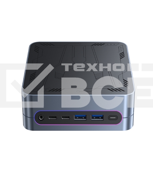 Компьютер Chuwi LarkBox S  Intel Core i3 1220P(1.5Ghz)/16384Mb/512SSDGb/Int:Intel UHD Graphics/BT/WiFi/war 1y/0.4kg/Gray+Black/Win11Pro + Aluminum+plastic/RAM slot*2/bracket/USB2.0*2/USB3.2*2/Type-C*1/HDMI*2/DP*1/RJ45*2/WIFI5,BT5.1/bracke