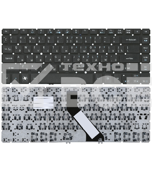 Клавиатура для ноутбука Acer Aspire V5-471 V5-431 M5-481T черная