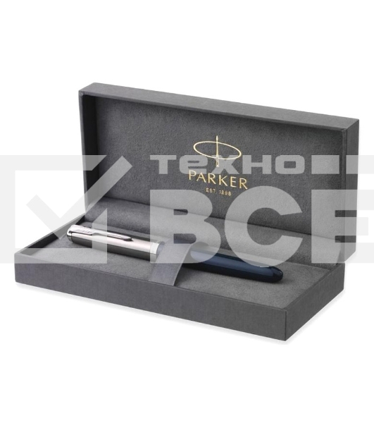 Ручка перьевая Parker 51 Core (CW2123501) Midnight Blue CT F сталь нержавеющая подар.кор.