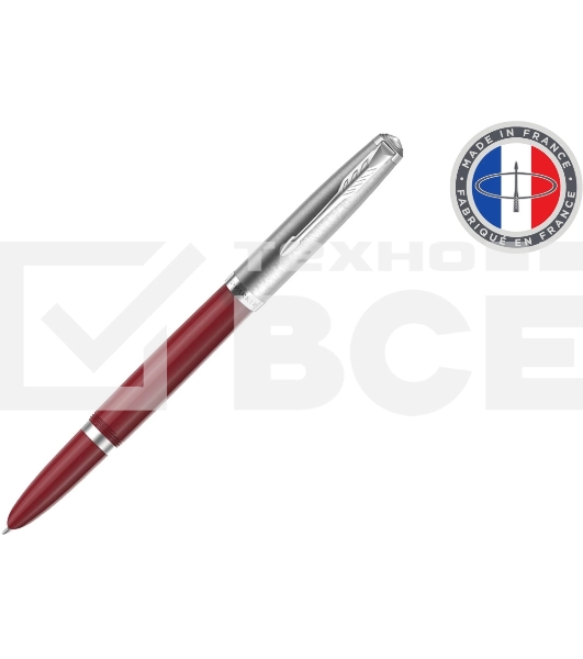 Ручка перьевая Parker 51 Core (CW2123496) Burgundy F сталь нержавеющая подар.кор.