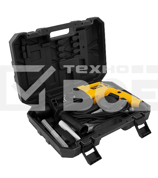 Перфоратор электрический RHH-800-26, SDS-plus, 800 Вт, 3 Дж, 3 плюс 1 реж. Denzel