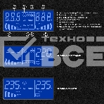 Источник бесперебойного питания (инвертор, синус, для котла) ExeGate SineTower SN-600.LCD.AVR.2SH <600VA/360W, чистая синусоида, LCD дисплей, AVR, 2*Schuko, линейно-интерактивный, Black>, фото6