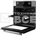 Встраиваемый духовой шкаф Kuppersberg HO 677 BX, High-Tech, объем 70 л, 13 режимов, электронное управление (утапливаемые переключатели, аналоговый дисплей), телескопические направляющие на одном уровне, максимальная температура 300 градусов, 2 стекла в дв, фото6