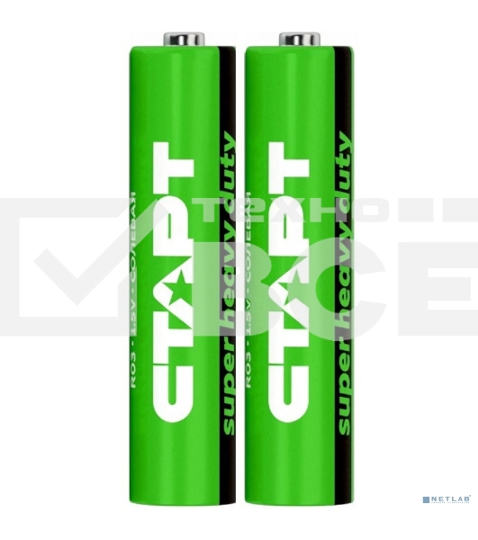 Батарейки СТАРТ R03-SH2 - 60/1200 (2 шт. в уп-ке)