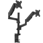 Кронштейн (держатель) ONKRON G140 для двух мониторов 13'-32' дюймов настольный, черный, фото45