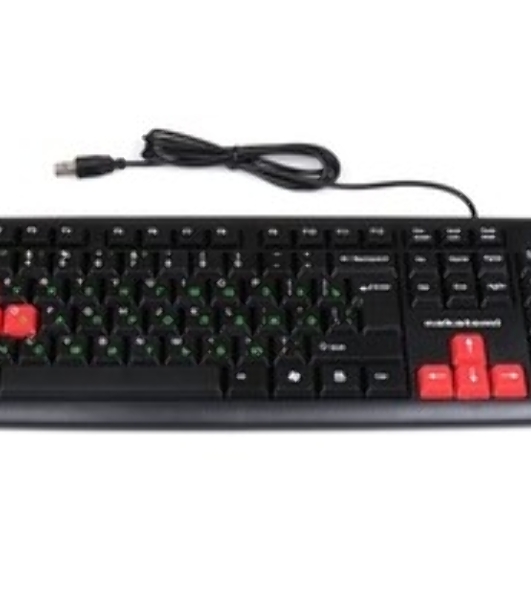 Клавиатура проводная NAKATOMI KN-02U USB черный