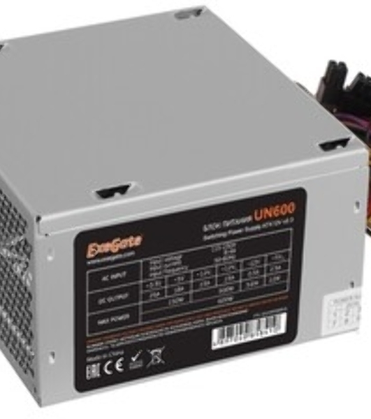 Блок питания ExeGate UN600 (EX244556RUS-S), 600Вт, 120мм,
