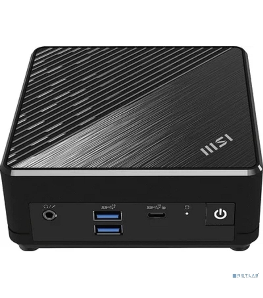 Неттоп MSI Cubi N ADL S-281XRU N100 (0.8) 8Gb SSD256Gb UHDG без ОС 2xGbitEth WiFi BT 65W черный (9S6-B0A921-281)