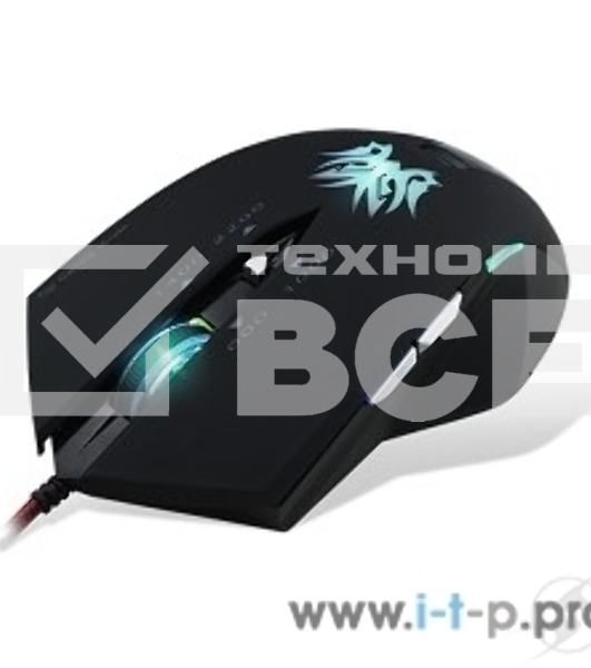 Мышь проводная Crown Gaming CMXG-602 черный, 2200 dpi, USB, кнопки - 6