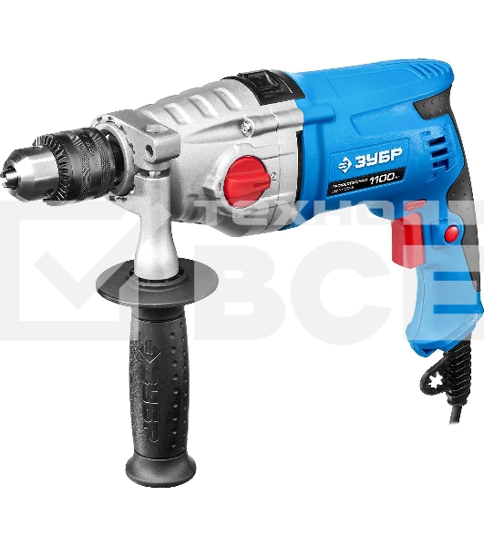Ударная дрель ЗУБР Профессионал 1100 Вт ЗДУ-1100-2 ЭРММ2
