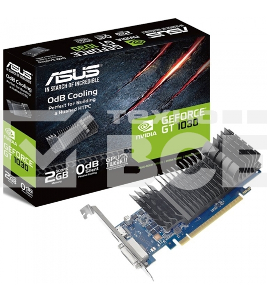 Видеокарта ASUS NVIDIA GT1030-SL-2G-BRK GT 1030 2048Mb 64 GDDR5 1228/6008 DVIx1 HDMIx1 HDCP Ret low profile