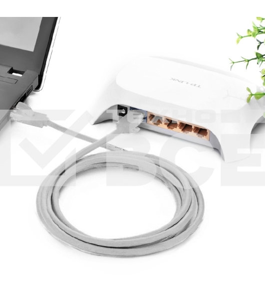 Патч-корд Greenconnect прямой 3.0m, UTP кат.5e, серый, позолоченные контакты, 24 AWG, литой, GCR-LNC03-3.0m, ethernet high speed 1 Гбит/с, RJ45, T568B Greenconnect Патч-корд прямой 3.0m, UTP кат.5e, серый, позолоченные контакты, 24 AWG, литой, GCR-LNC03-3