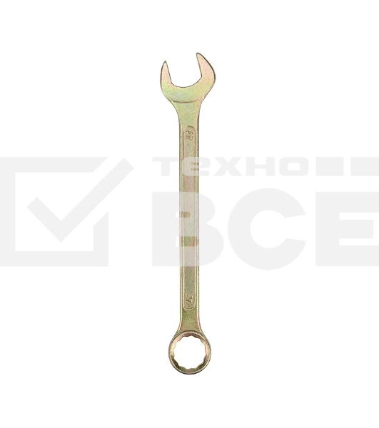 Ключ комбинированный Rexant 27 мм, желтый цинк