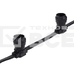 Гирлянда Neon-night Belt-Light 2 жилы шаг 20 см патроны e27 влагостойкая IP65, фото 1