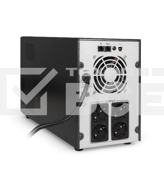 Источник бесперебойного питания ExeGate EP287660RUS SpecialPro Smart LLB-3000.LCD.AVR.EURO.RJ.USB <3000VA/1800W, LCD, AVR, 4 евророзетки, RJ45/11, USB, Black>