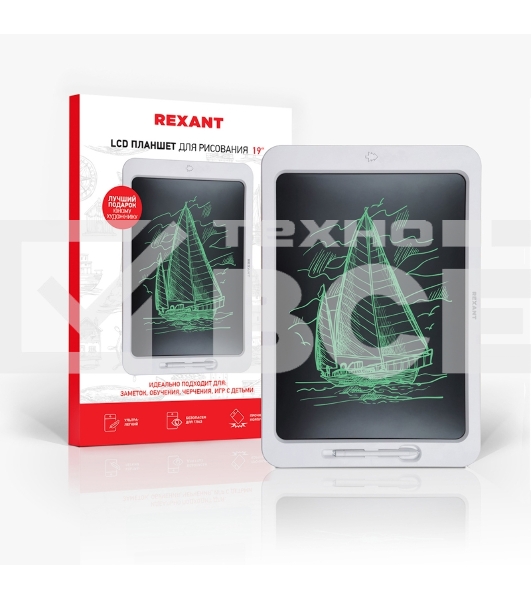 Электронный планшет для рисования Rexant 19
