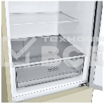 Холодильник LG GA-B509CESL бежевый глянцевый двухкамерный 277/107л морозилка снизу, No Frost, фото 1