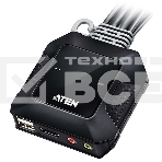 Переключатель ATEN 2-Port USB 4K HDMI Cable KVM Switch, фото2