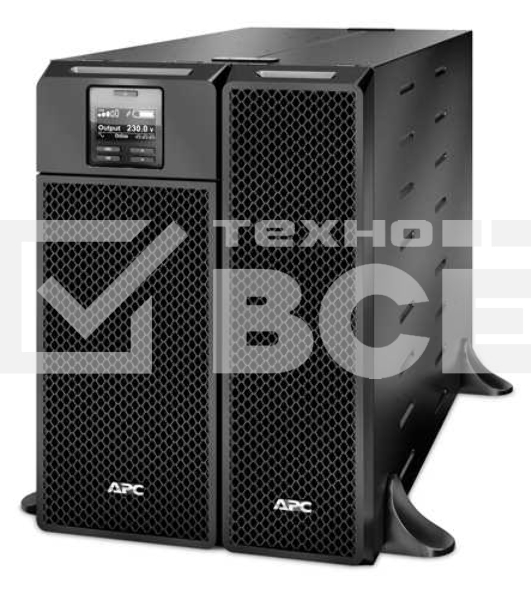 Источник бесперебойного питания APC Smart-UPS SRT SRT6KXLI 6000Вт 6000ВА черный