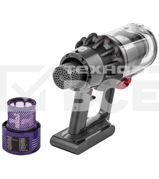 Пылесос-электровеник Dyson Cyclone V10 Absolute (SV12) 525Вт серебристый/медный