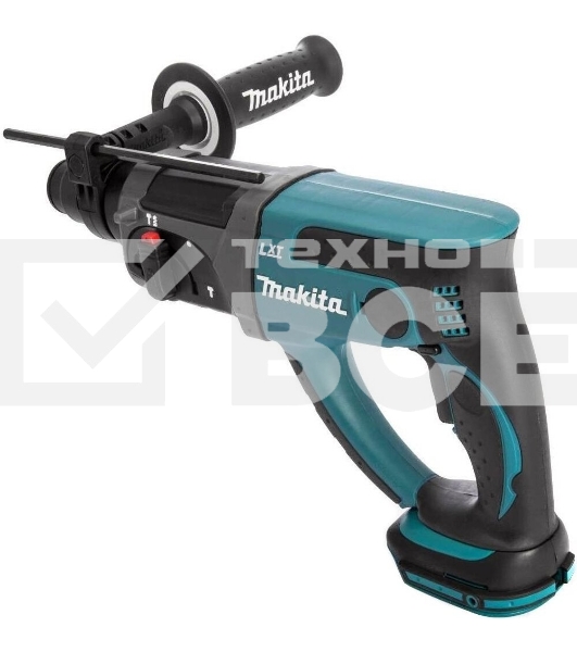 Перфоратор Makita DHR202Z аккумуляторный SDS+ [DHR202Z] {18В,Li-ion,3реж,1.9Дж,0-4000у\м,3.5кг,чем,подсв,б\акк и з\у,совмест с 4Ач Li-ion}