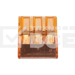 Экспресс-клемма СМК 773-606 с пастой, 6-проводная 0,75-4 мм² (50 шт/уп) Rexant