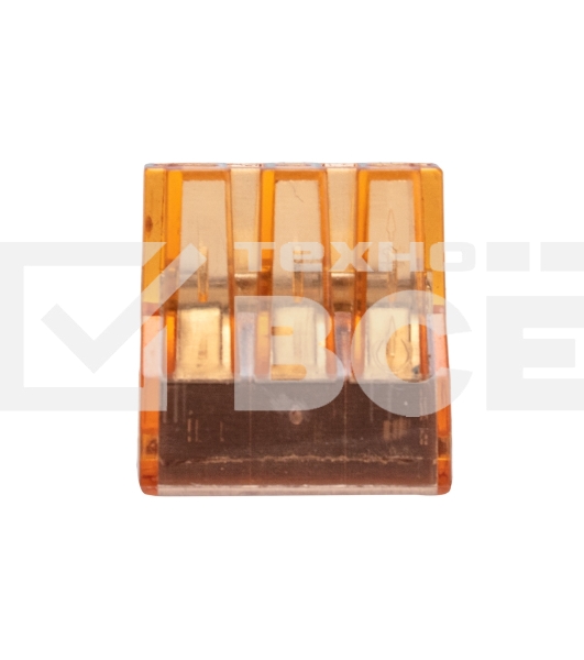 Экспресс-клемма СМК 773-606 с пастой, 6-проводная 0,75-4 мм² (50 шт/уп) Rexant