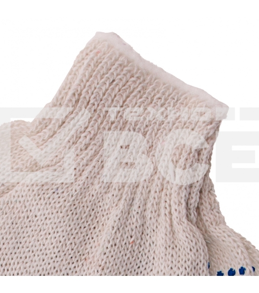 Перчатки трикотажные для ремонтных и строительных работ, с ПВХ точкой, 7 класс Россия