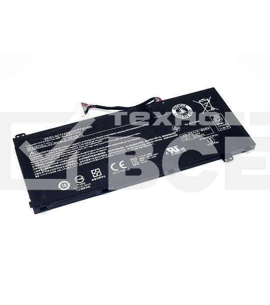 Аккумуляторная батарея для ноутбука Acer Spin 3 SP314-52 11.55V 5360mAh черный