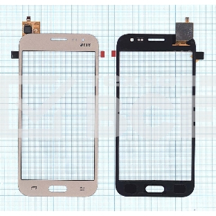 Сенсорное стекло (тачскрин) для Samsung Galaxy J2 SM-J200, золотое