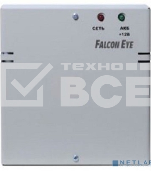 Бесперебойный блок питания Falcon Eye FE-1250 12В, 5А. Металлический корпус, U=12B, Iном=5А, Iмакс.=5,5А , Под: АКБ 7А/ч. 200х220х75.