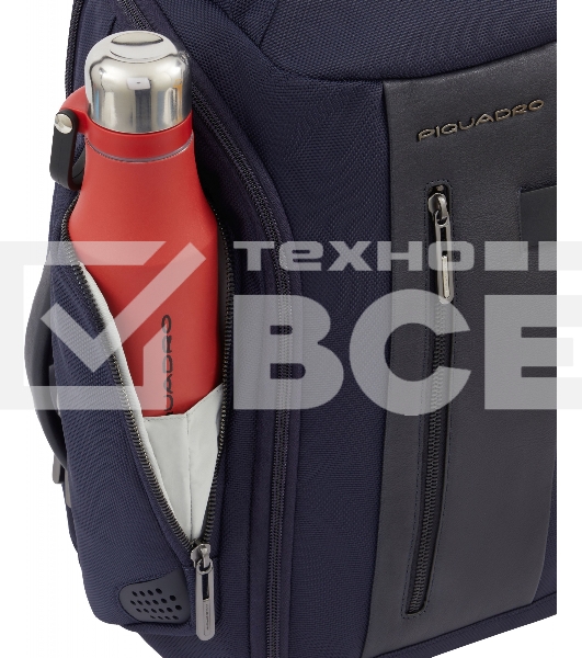 Сумка дорожная Piquadro Brief2 BV6154BR2/BLU, нейлон/натур.кожа, синий