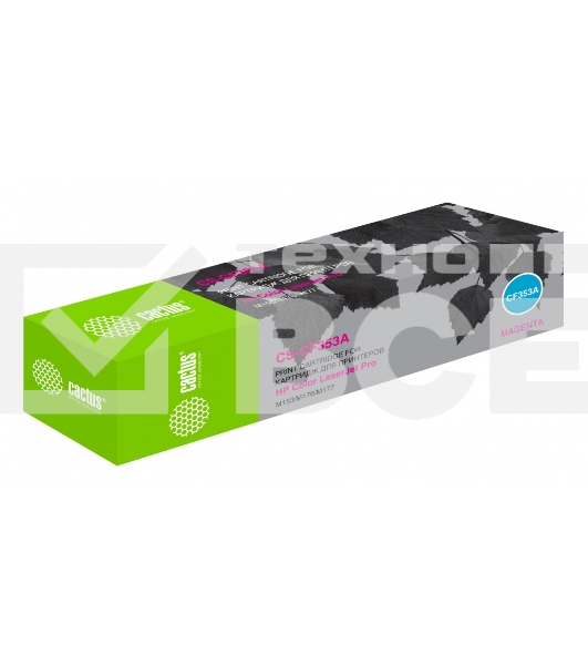 Картридж лазерный Cactus CS-CF353A пурпурный (1000 стр.) для HP M176/M177