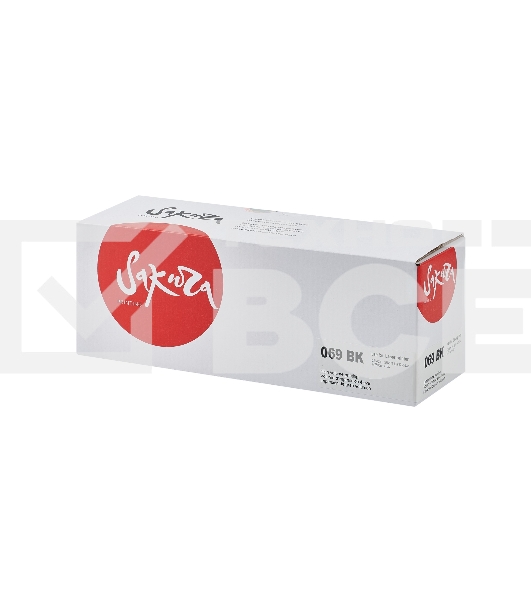 Картридж лазерный Sakura 069BK ECO (5094C002) для Canon I-Sensys LBP673Cdw/ MF750C /MF725, черный, 2100к. ECO (чип без счетчика копий)