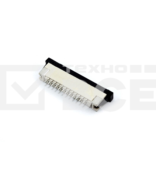 Разъем FPC  Half Coverage Top Contact 1.0K-BS-12PWB 12 pin высота 2мм шаг 1мм