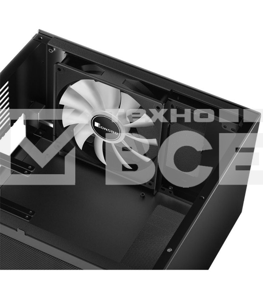 Компьютерный корпус JONSBO T8 PLUS Black без БП, боковые панели из закаленного стекла, mini-ITX, черный