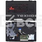 Клавиатура для ноутбука HP Omen 15-CE черная с подсветкой, Топкейс, фото3