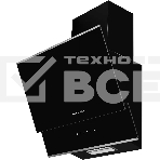 Вытяжка Kuppersberg/ наклонная, 60 см, 600 м3/ч, отвод/рециркуляция, 3 скорости, черный + нерж. сталь, фото4