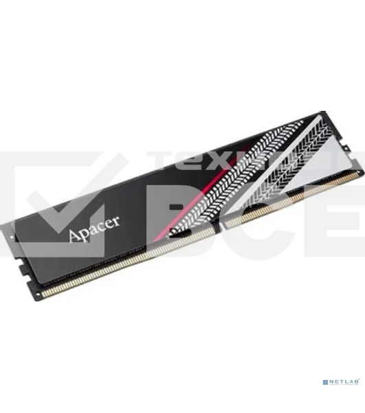 Оперативная память Apacer Tex, DDR4, 16GB (1x16 GB), 3200 MHz, CL16, радиатор, черный