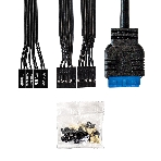 Компьютерный корпус Minitower ExeGate BAA-408U-UNS450 (mATX, БП UNS450 с вент. 12см, 2хUSB+1хUSB 3.0, HD Audio, черный), фото6
